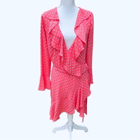Cynthia Rowley Malibu Wrap Dress Size 10 - Picture 3 of 9